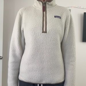 Patagonia teddy quarter zip sweater